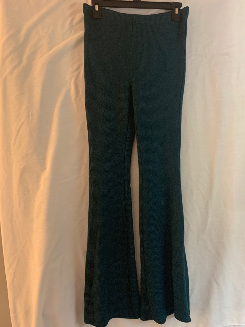 Ribbed Pull On Bell Bottoms
